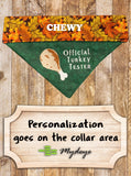 Official Turkey Tester / Thanksgiving Dog Bandana