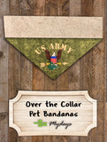 US Army / Over the Collar Dog Bandana