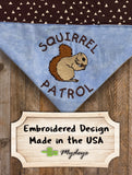 Squirrel Patrol / Over the Collar Dog Bandana