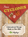 Iowa Cyclones / Over the Collar Dog Bandana