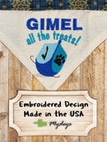 Gimel All the Treats Dog Bandana / Hannukah Over the Collar Dog Bandana