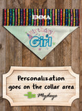 Birthday Girl / Over the Collar Dog Bandana