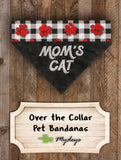 Cat Mom Flannel / Mom's Cat Bandana Gift Pack