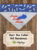 Home Sweet Home States / Over the Collar Dog Bandana