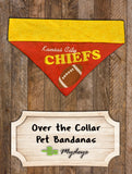 Kansas City Chiefs / Over the Collar Dog Bandana