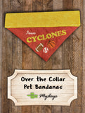 Iowa Cyclones / Over the Collar Dog Bandana