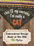 I'm really a CAT / Halloween Dog Bandana