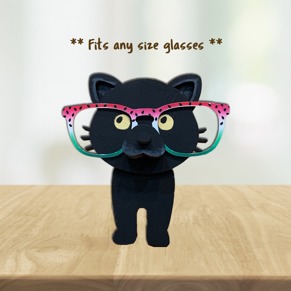Gray Cat Eyeglass Holder — Ten Thousand Villages