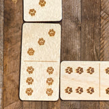 Paw Print Dominos