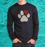 Glitter & Rhinestones Heart Paw Shirt