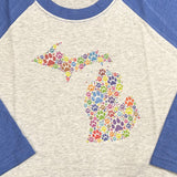 Shirt - Paw Print States - Michigan