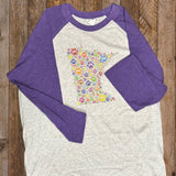 Shirt - Paw Print States - Minnesota