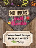 No Tricks Just Treats / Over the Collar Dog Bandana