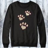 Glitter and Rhinestone Paw Prints Shirt