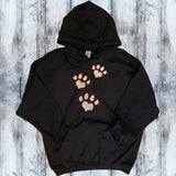 Glitter and Rhinestone Paw Prints Shirt