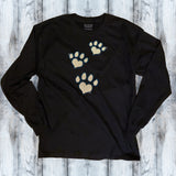 Glitter and Rhinestone Paw Prints Shirt