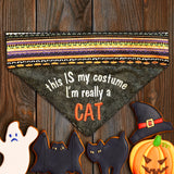 I'm really a CAT / Halloween Dog Bandana