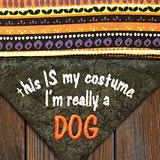 I'm really a DOG / Halloween Cat Bandana