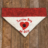 Service Dog / Over the Collar Dog Bandana