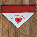 Therapy Dog / Over the Collar Dog Bandana