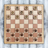 Paw Print Checkers