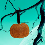No Tricks Just Treats Ornament / Paw Print Pumpkin Halloween Ornament