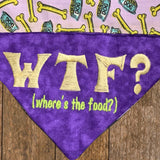 WTF? (Where's the Food?) / Over the Collar Bandana - Mydeye