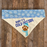 Baby It's Cold Outside / Over the Collar Dog Bandana