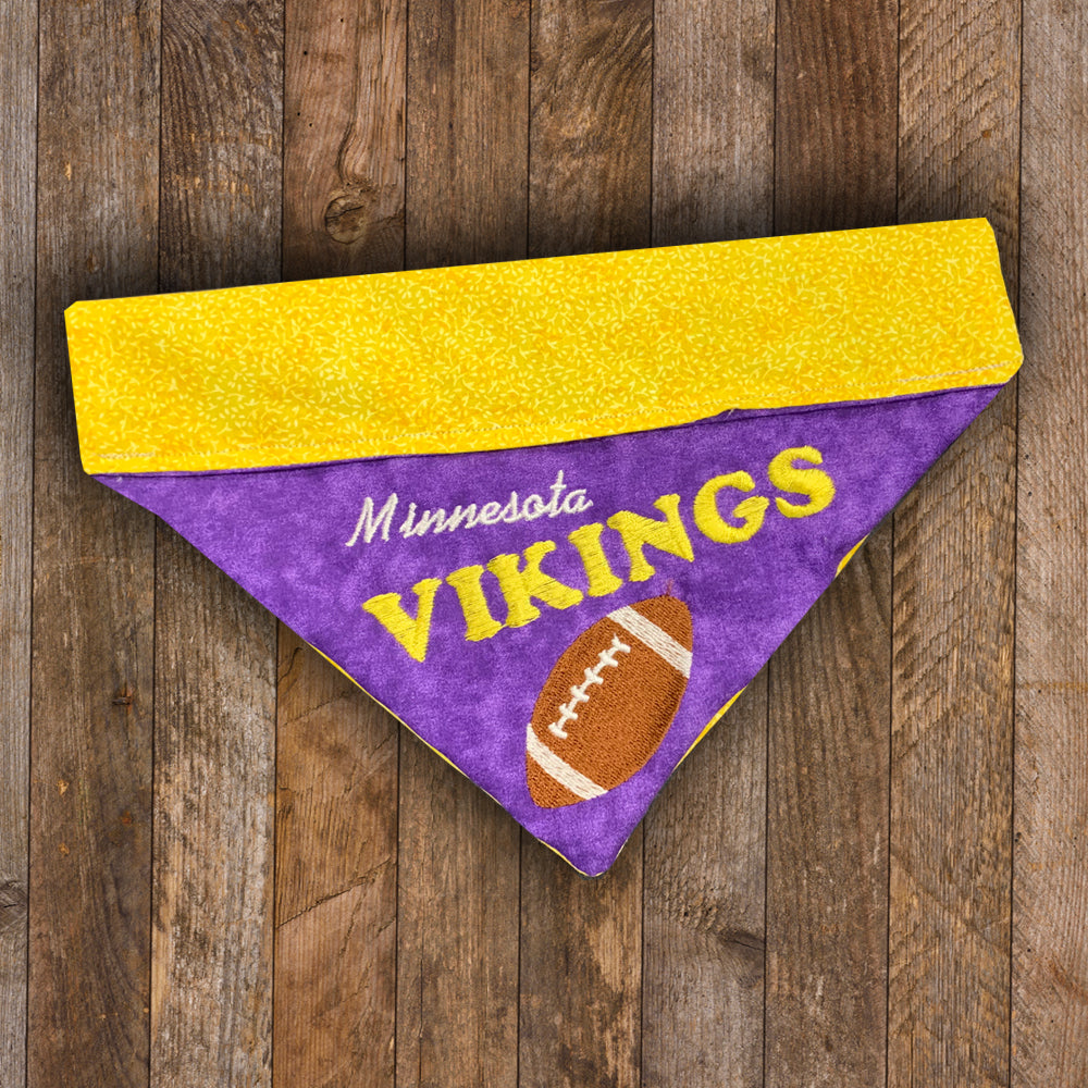 Minnesota Vikings / Over the Collar Dog Bandana – Mydeye