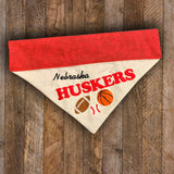 Nebraska Cornhuskers / Over the Collar Dog Bandana