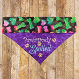 PAWsitively Spoiled / Over the Collar Dog Bandana