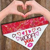 I Woof You / Over the Collar Bandana