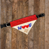 Woof / Over the Collar Dog Bandana