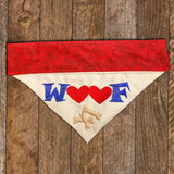 Woof / Over the Collar Dog Bandana