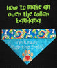 How to Make an Over the Collar Bandana - Mydeye