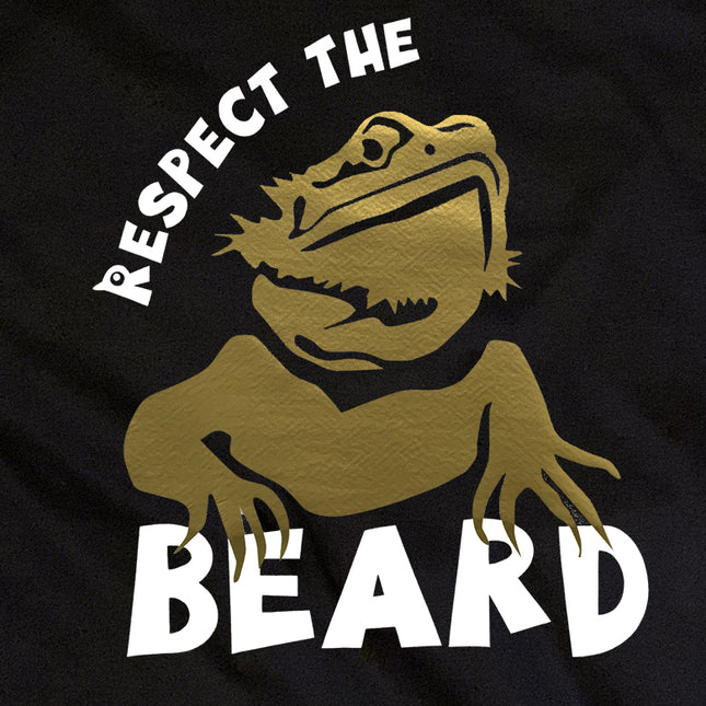 Respect the Beard - Bearded Dragon Zip-Up Hoodie