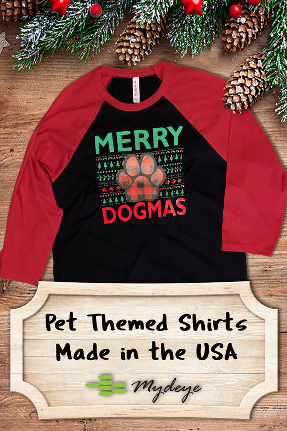 Merry DOGmas Shirt - LIMITED EDITION RAGLAN