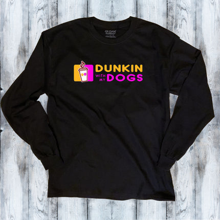 Dunkin Coffee with the Dog Long Sleeve T-Shirt