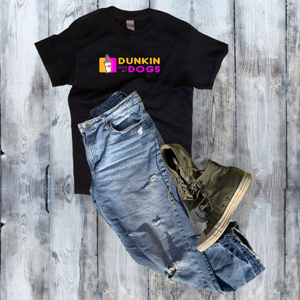 Dunkin Coffee with the Dog shirt full design