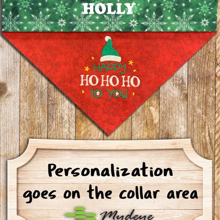 Happy Ho Ho Ho to you / Christmas Dog Bandana