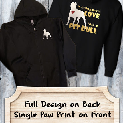 Nothing Says Love like an Exotic Pet Zip-Up Hoodie