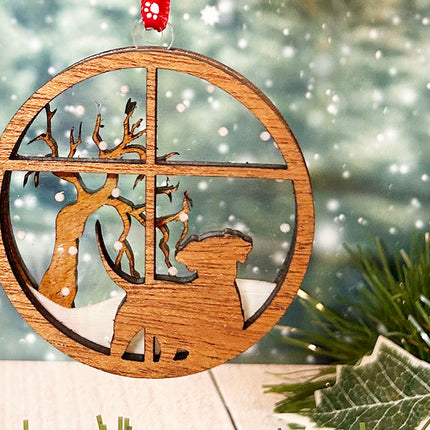 3D Labrador Christmas Ornament - Perfect for Dog Lovers!