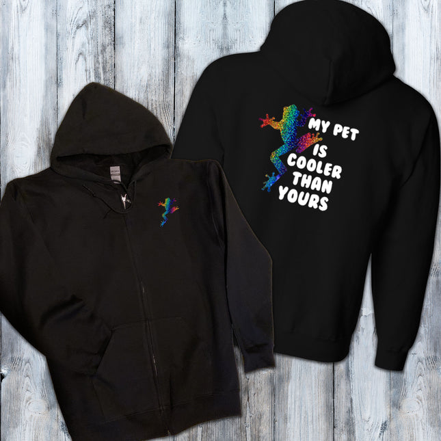 Frog - My Pet is Cooler than Yours Zip-Up Hoodie