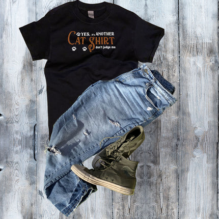 Cat Shirt - Don't Judge Me Shirt