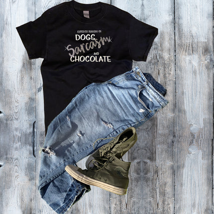 Dogs, Sarcasm & Chocolate T-Shirt