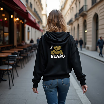 Respect the Beard - Bearded Dragon Zip-Up Hoodie