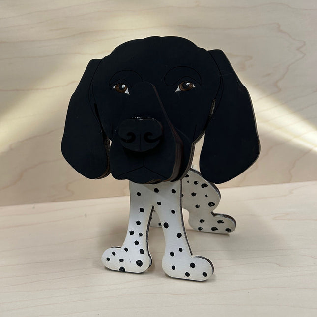 German Shorthaired Pointer Eyeglass Holder: Breed Specific Hand-Painted Wood Art