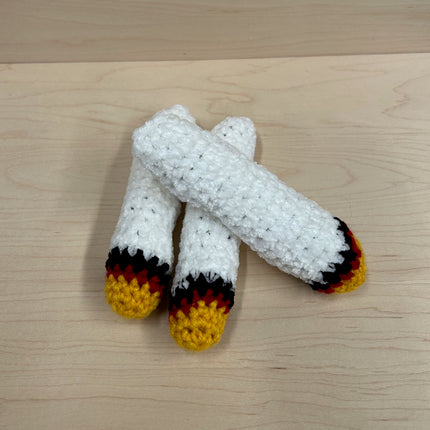 Cat Weed Joints / Crinkle Catnip Crocheted Toys