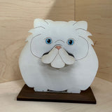 Purr-fectly Chic: Persian Cat Eyeglass Holder - A Feline Fashion Statement for Your Specs!