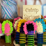 Spring Buddies / Crinkle Catnip Crocheted Spring Toys